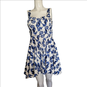 Ixia Seahorse Print Dress, VGUC, Size S
